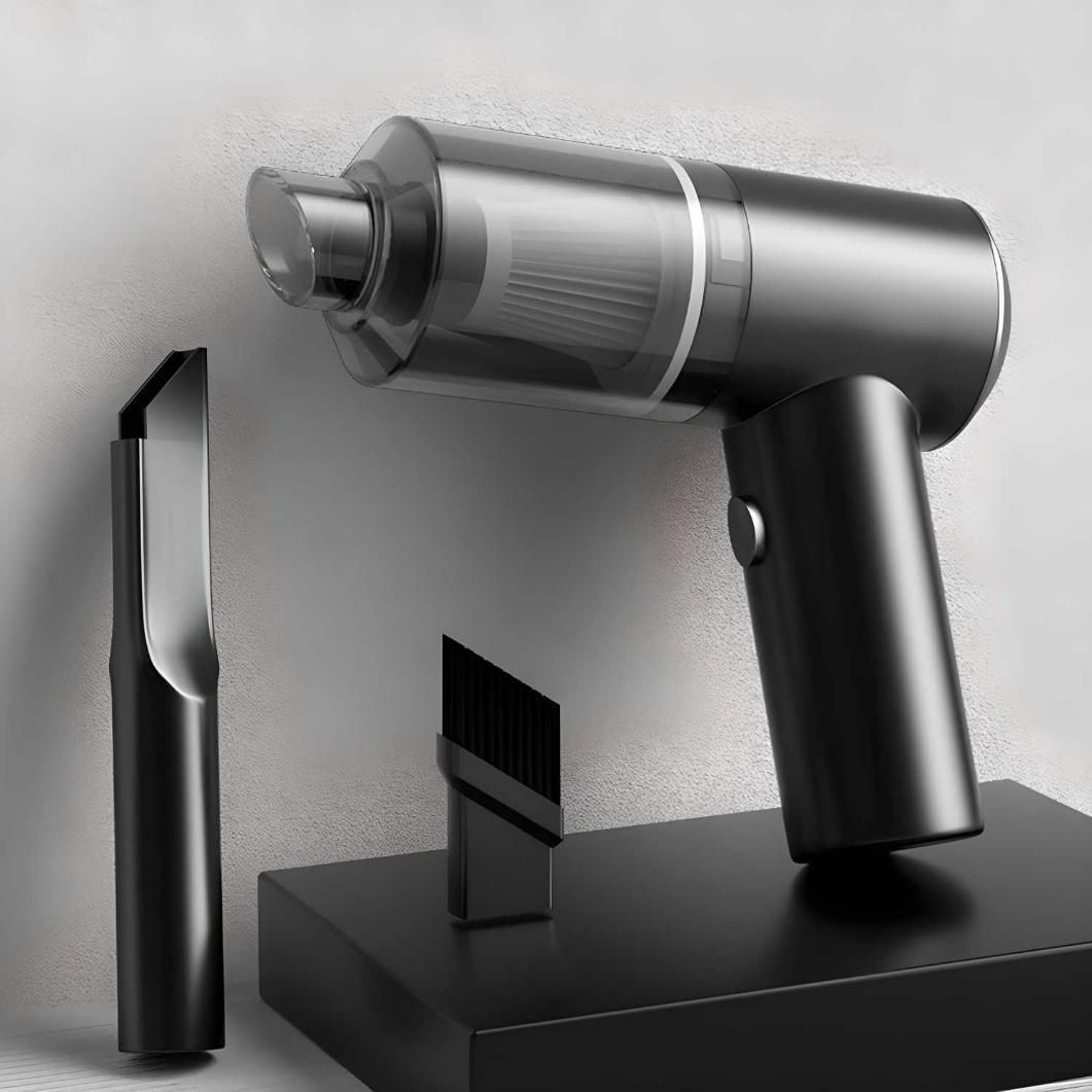 Portable Rechargeable Air Duster & Mini Vacuum Cleaner