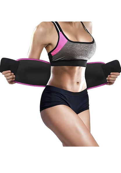 Adjustable Waist Trimmer Belt – Back Support & Sweat Boosting Fitness Belt