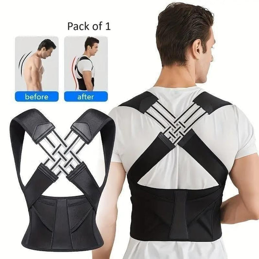 Adjustable Back Posture Corrector Belt — Pain Relief & Slouch Fix